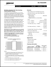 Click here to download ISL74422ARH Datasheet