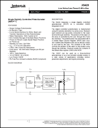 Click here to download X9429YS16IZ Datasheet