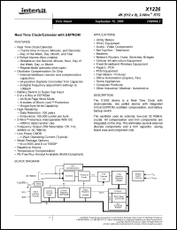 Click here to download X1226V8IT1 Datasheet