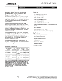 Click here to download ISL28276 Datasheet