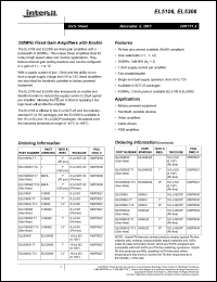 Click here to download EL5106ISZ-T13 Datasheet