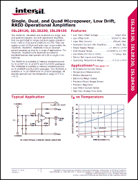 Click here to download ISL28430CVZ Datasheet