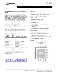 Click here to download ISL1541IRZ Datasheet