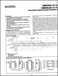 Click here to download AM2502MJE/C Datasheet