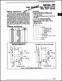 Click here to download DG186AL/C Datasheet