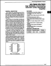 Click here to download ICL7601IJD Datasheet