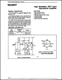 Click here to download ICL8007MTY Datasheet