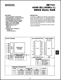 Click here to download IM7141LCJN Datasheet