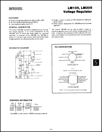 Click here to download LM105T/883C Datasheet