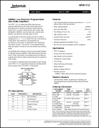 Click here to download HFA1112IBZ Datasheet