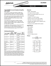 Click here to download EL5392ACU-T13 Datasheet