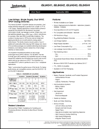 Click here to download ISL84541CBZ Datasheet