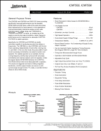 Click here to download ICM7555IPAZ Datasheet