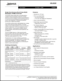 Click here to download ISL6520CBZ Datasheet