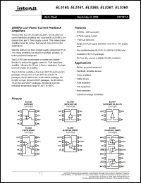 Click here to download EL5260IYZ Datasheet