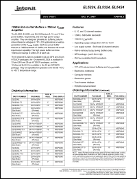 Click here to download EL5324ILZ Datasheet