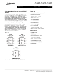 Click here to download EL7212CSZ Datasheet