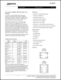 Click here to download EL6201CW-T7A Datasheet