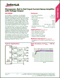 Click here to download ISL28006FH-50EVAL1Z Datasheet