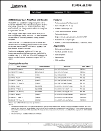 Click here to download EL5306ISZ-T7 Datasheet