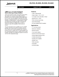 Click here to download EL5323CLZ-T7 Datasheet