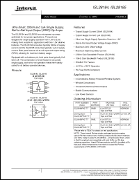 Click here to download ISL28195FRUZ-T7 Datasheet