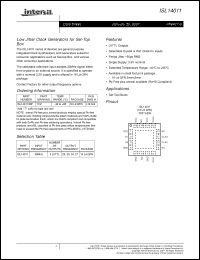 Click here to download ISL14011IRZ Datasheet