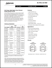 Click here to download EL7252CSZ-T7 Datasheet