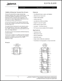 Click here to download EL5378 Datasheet