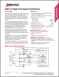 Click here to download ISL54200EVAL1Z Datasheet