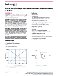 Click here to download ISL23315WFUZ Datasheet