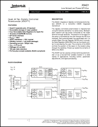 Click here to download X9401 Datasheet