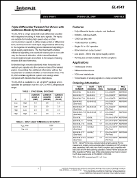 Click here to download EL4543IL-T7 Datasheet