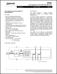 Click here to download X9268TT24 Datasheet