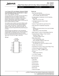 Click here to download ISL12023IVZ Datasheet