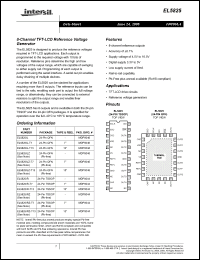 Click here to download EL5825ILZ-T7 Datasheet