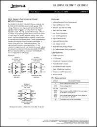 Click here to download ISL89411IPZ Datasheet