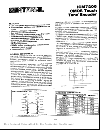 Click here to download ICM7206JPE Datasheet