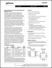 Click here to download ISL6207CRZA Datasheet