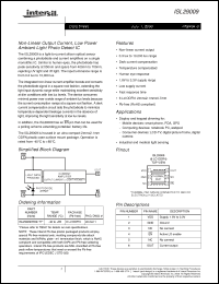 Click here to download ISL29009 Datasheet