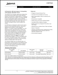 Click here to download ICM7244AIM44Z Datasheet