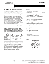 Click here to download ISL81485IUZ Datasheet