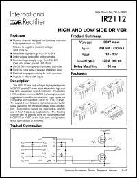 Click here to download IR2112-2 Datasheet