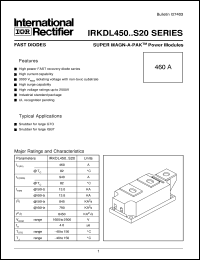 Click here to download IRKDL45020S20 Datasheet