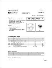 Click here to download IRF7466 Datasheet