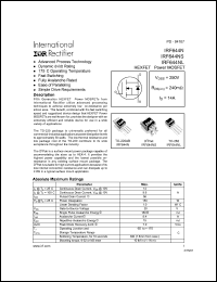 Click here to download IRF644NL Datasheet