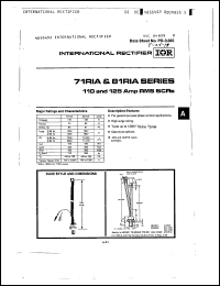 Click here to download 71RIA120 Datasheet