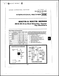 Click here to download 30CTQ030 Datasheet