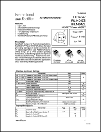 Click here to download IRL1404Z Datasheet