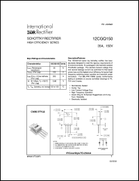 Click here to download 12CGQ150 Datasheet